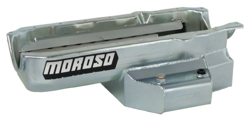 MOROSO MOR21315 SBC C/T Oil Pan - RH Dipstick