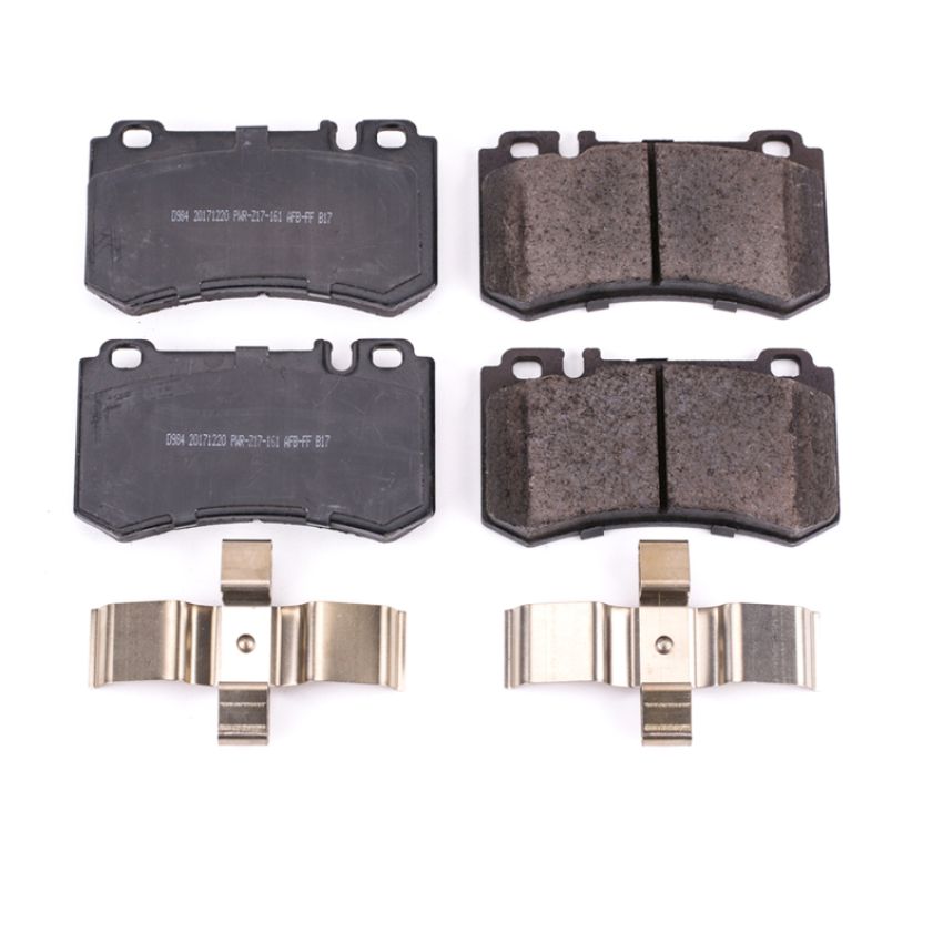 PowerStop 17-984 PowerStop - Z17 Low-Dust Ceramic Brake Pads with Hardware