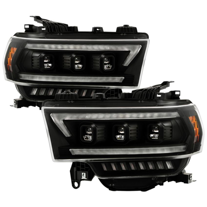 SPYDER 5088604 High-Power LED Module ( Low Beam ) Equipped Headlights - Black