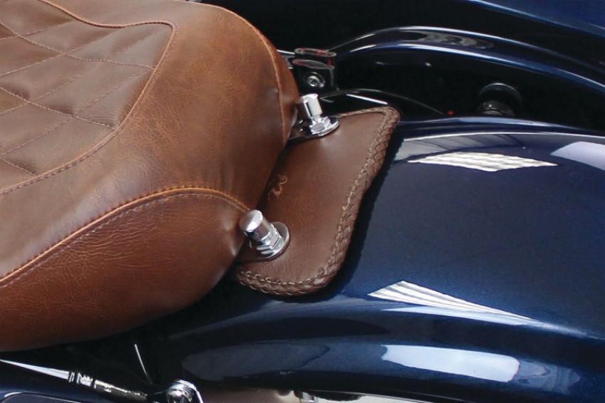 Mustang Motorcycle 78142 Mustang 97-21 FL Touring Mini Fender Bib - Brown