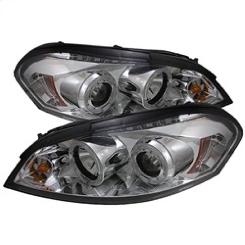 SPYDER 5031709 Projector Headlights - LED Halo - Chrome
