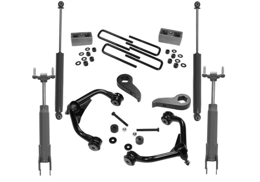 Superlift K1010 11-19 Chevy Silv/GMC Sierra 2500 HD 3in Lift Kit w/  Rear Shocks