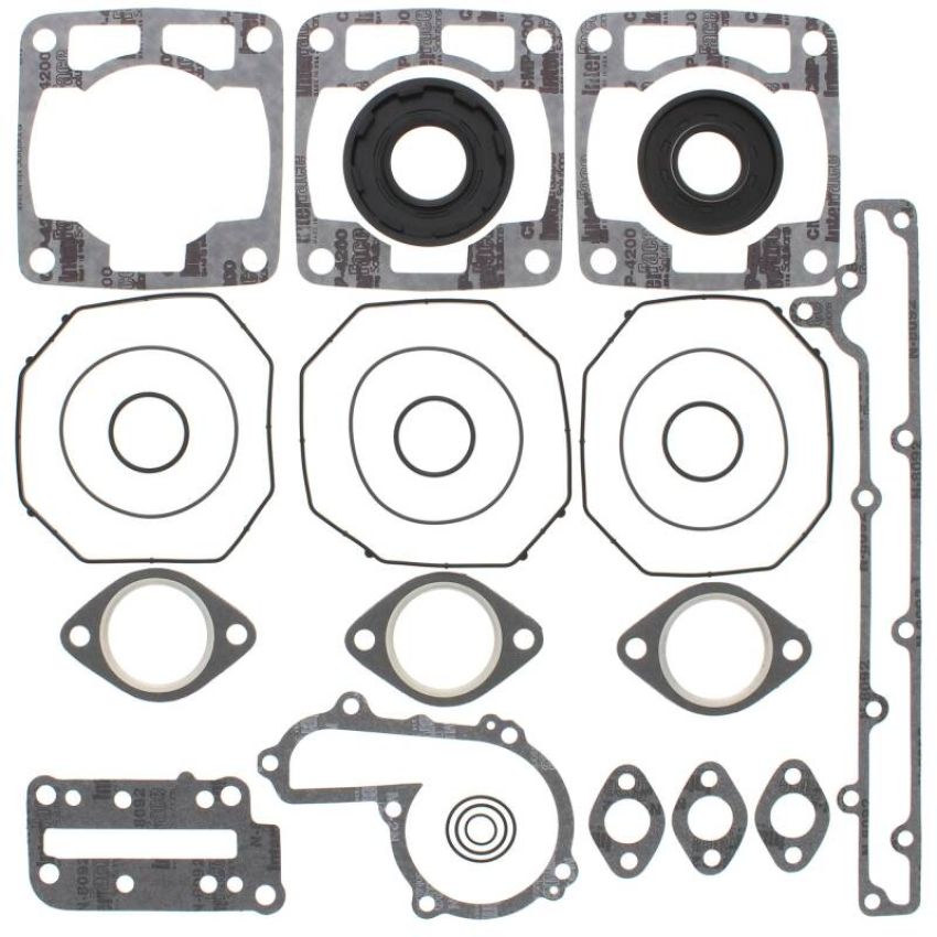 Vertex Pistons 711206 Vertex Gaskets 97-98 Polaris 600 XCR Complete Gasket Kit w/ Oil Seals