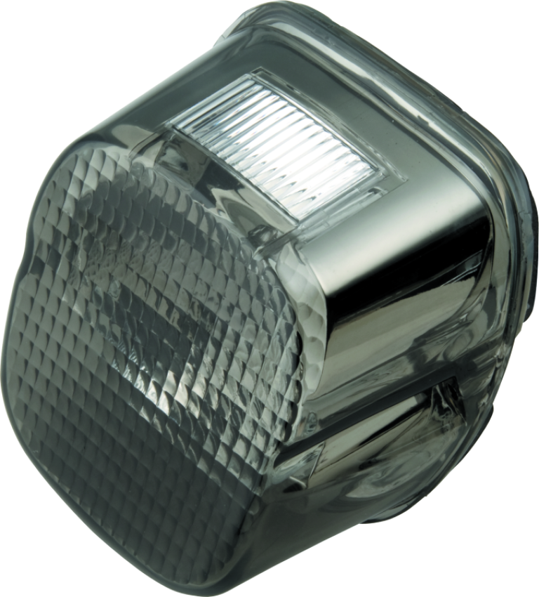 Bikers Choice 482794 L03-17 Big Twin & XL Smoke Lens Laydown Taillight W/ License Light Facing Up