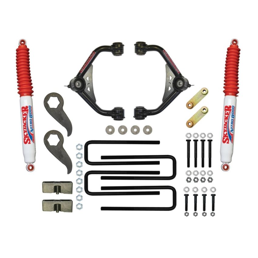 Skyjacker C11350PN 2011-2019 GM 2500HD/3500HD 2WD/4WD 3-3.5in UCA Lift Kit w/Rear Nitro 8000 Shocks