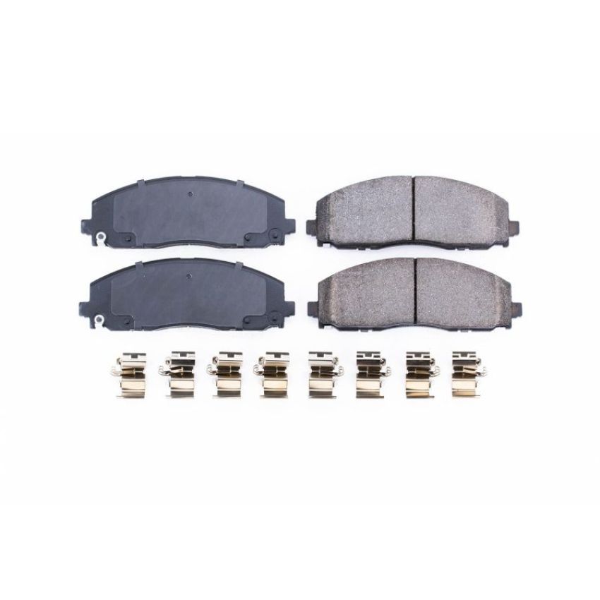 PowerStop 17-1589 PowerStop - Z17 Low-Dust Ceramic Brake Pads with Hardware