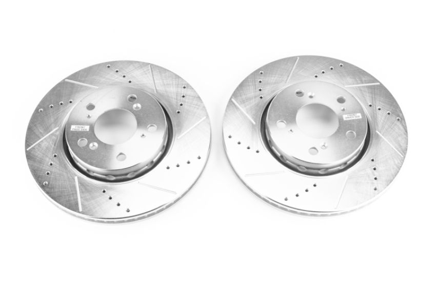 PowerStop JBR1588XPR PowerStop Evolution Performance Drilled, Slotted & Plated Brake Rotor Pair