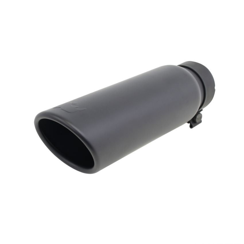Go Rhino GRT3414B Exhaust Tip - Black - ID 3in x L 14in x OD 4in