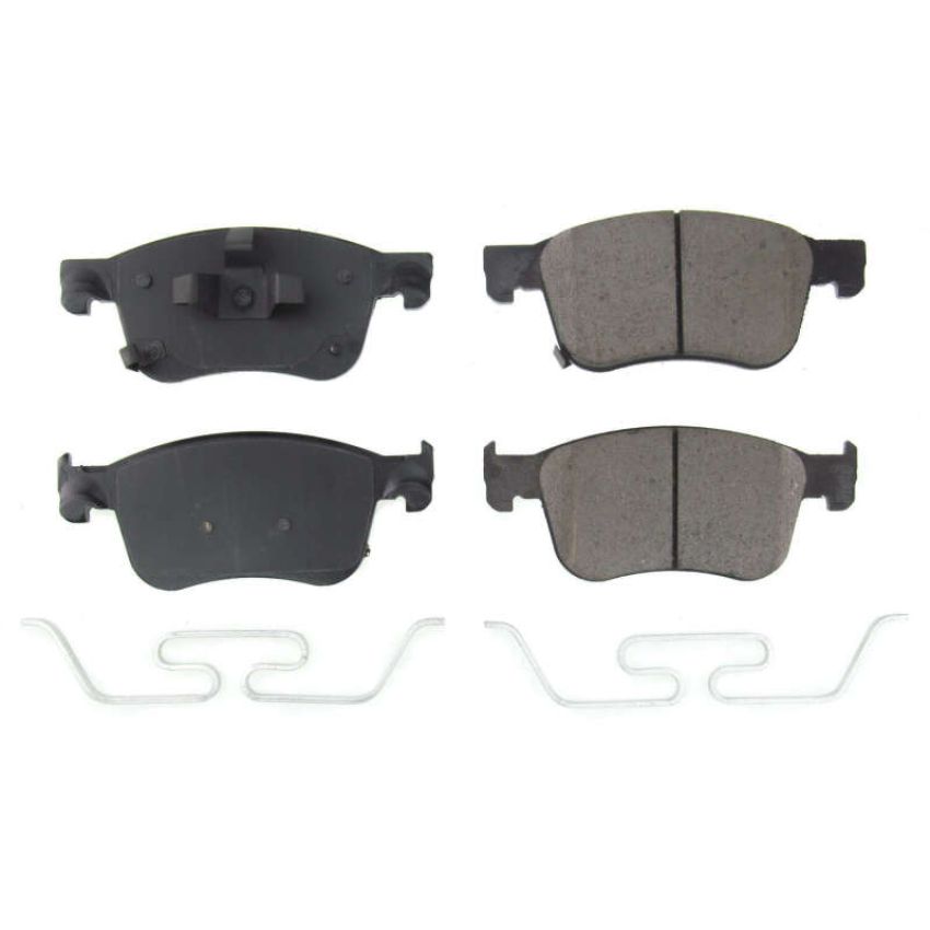 PowerStop 17-2115 PowerStop - Z17 Low-Dust Ceramic Brake Pads with Hardware