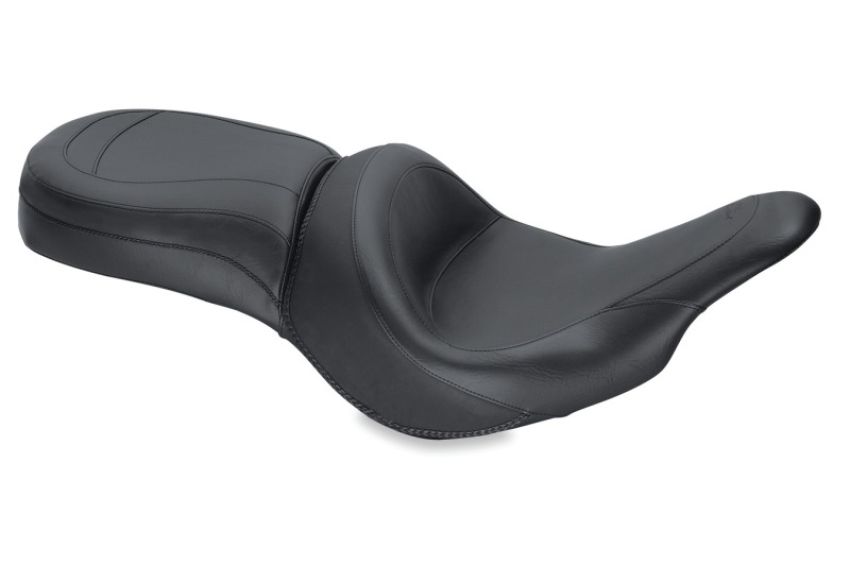 Mustang Motorcycle 76287 Mustang 11-19 Kawasaki Vulcan 1700 Vaquero Standard Touring 1PC Seat - Black
