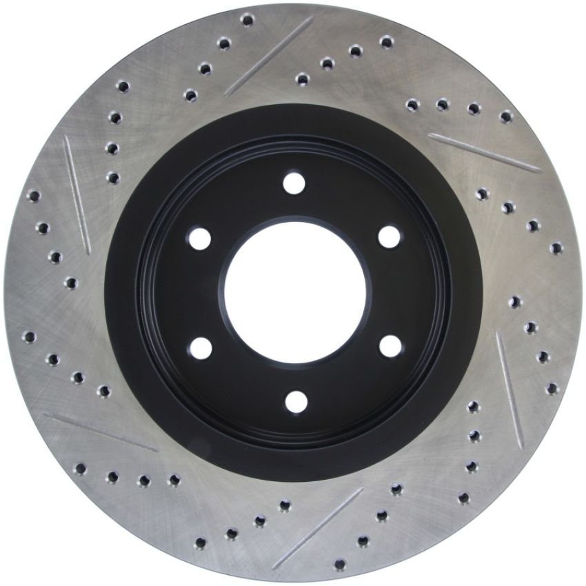 Stoptech 127.42099L Slotted & Drilled Sport Brake Rotor