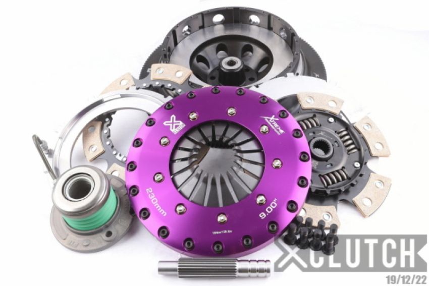 XCLUTCH XKFD23658-2B 18-24 Ford Mustang GT 5.0L 9in Twin Sprung Ceramic Clutch Kit