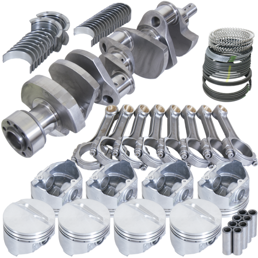 Eagle B13056E030 Chevrolet 350 4.030in Bore 3.750in Stroke 5.00cc Dome Piston Balanced Rotating Assembly Kit
