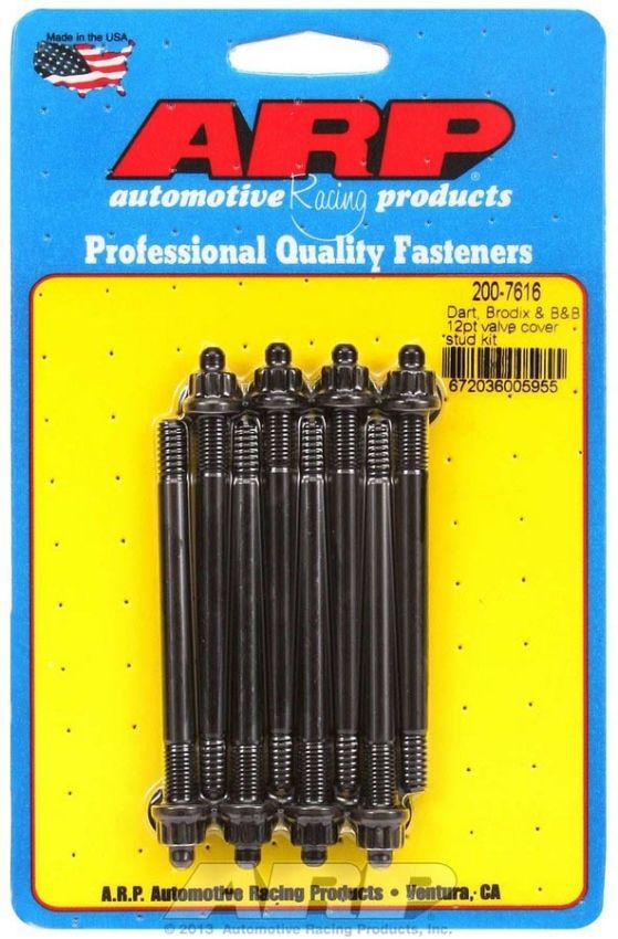 ARP ARP200-7616 Valve Cover Stud Kit 1/4 12pt. (8)