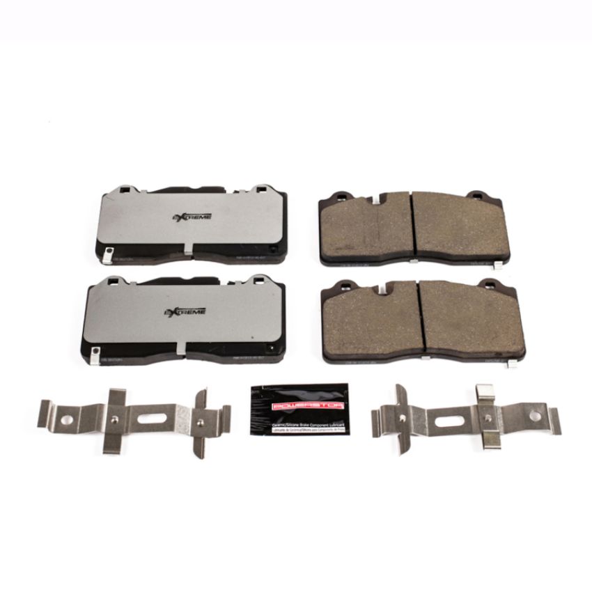 PowerStop Z26-1835 PowerStop - Z26 Performance Carbon-Fiber Ceramic Brake Pads with Hardware Kit