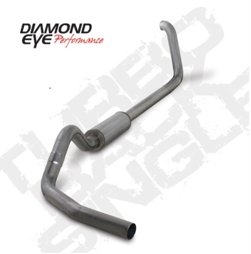 Diamond Eye Performance K4319S Diamond Eye KIT 4in TB SGL SS: 00-03 FORD 7.3L F250/F350