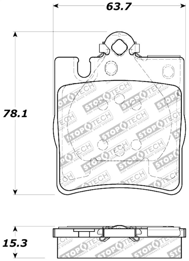 Stoptech 309.08760 Performance Brake Pads