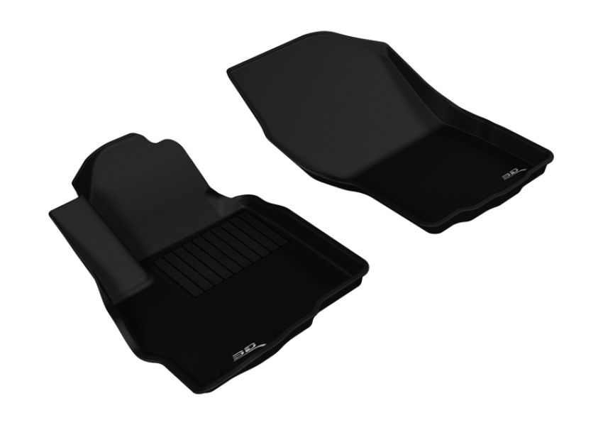 3D MAXpider 2011-2019 Mitsubishi Outlander Sport Kagu 1st Row Floormat - Black