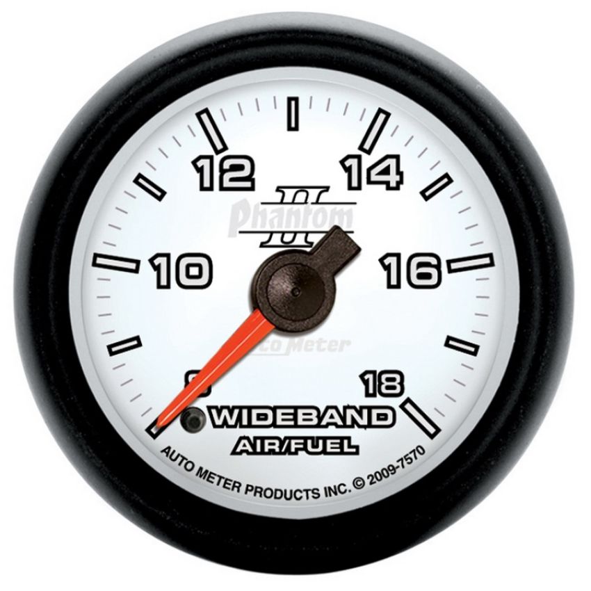 AutoMeter 7570 GAUGE, AIR/FUEL RATIO-WIDEBAND, ANALOG, 2 1/16