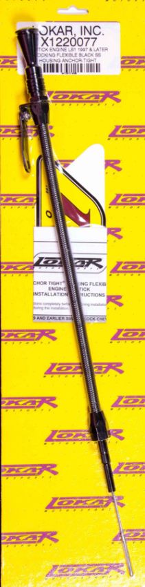 LOKAR LOKX1220077 Locking Engine Dipstick Black GM 97- LS1