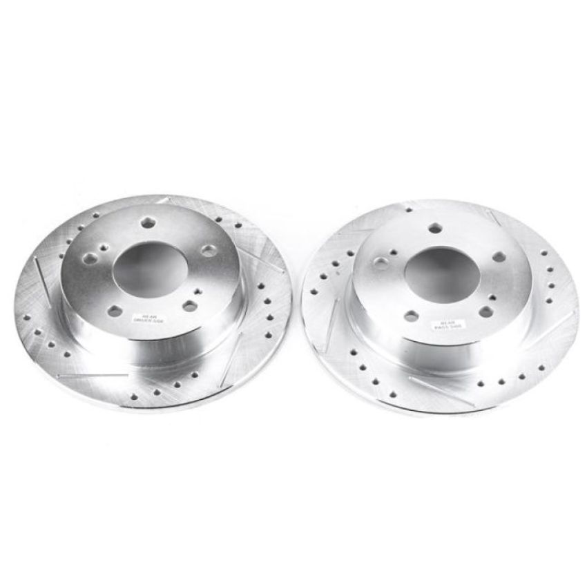 PowerStop JBR755XPR PowerStop Evolution Performance Drilled, Slotted & Plated Brake Rotor Pair