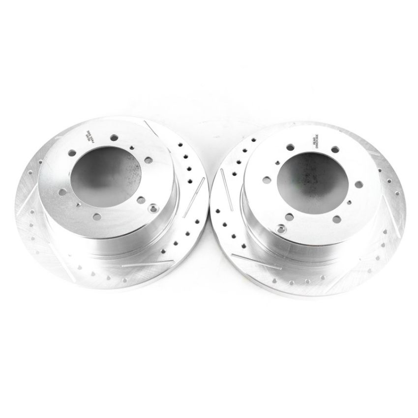 PowerStop JBR724XPR PowerStop Evolution Performance Drilled, Slotted & Plated Brake Rotor Pair