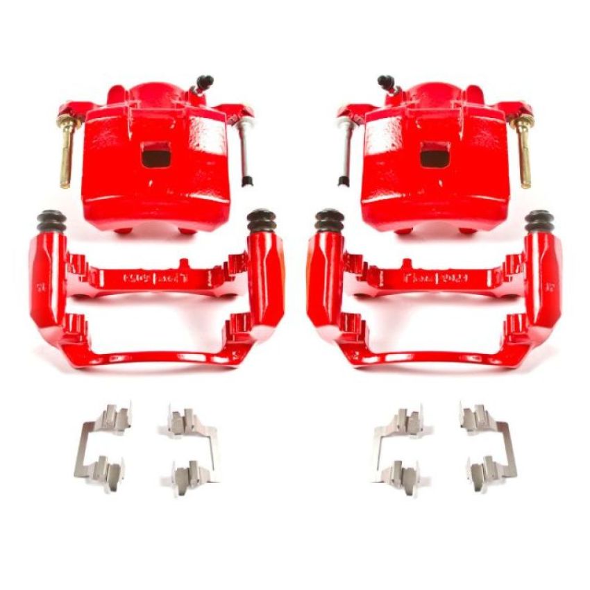 PowerStop S4906 Red Powder Coated Calipers
