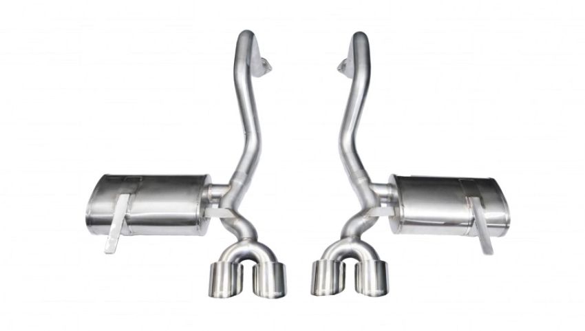 CORSA Performance 14961 Corsa 1997-2004 Chevrolet Corvette C5 Z06 5.7L V8 Polished Xtreme Axle-Back Exhaust