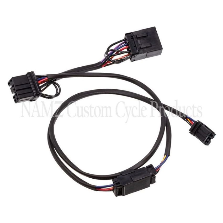 NAMZ NTP-H01 97-13 Road King/Electra Glide Plug-N-Play Universal Tour Pack Power Tap Harness Easy Removal