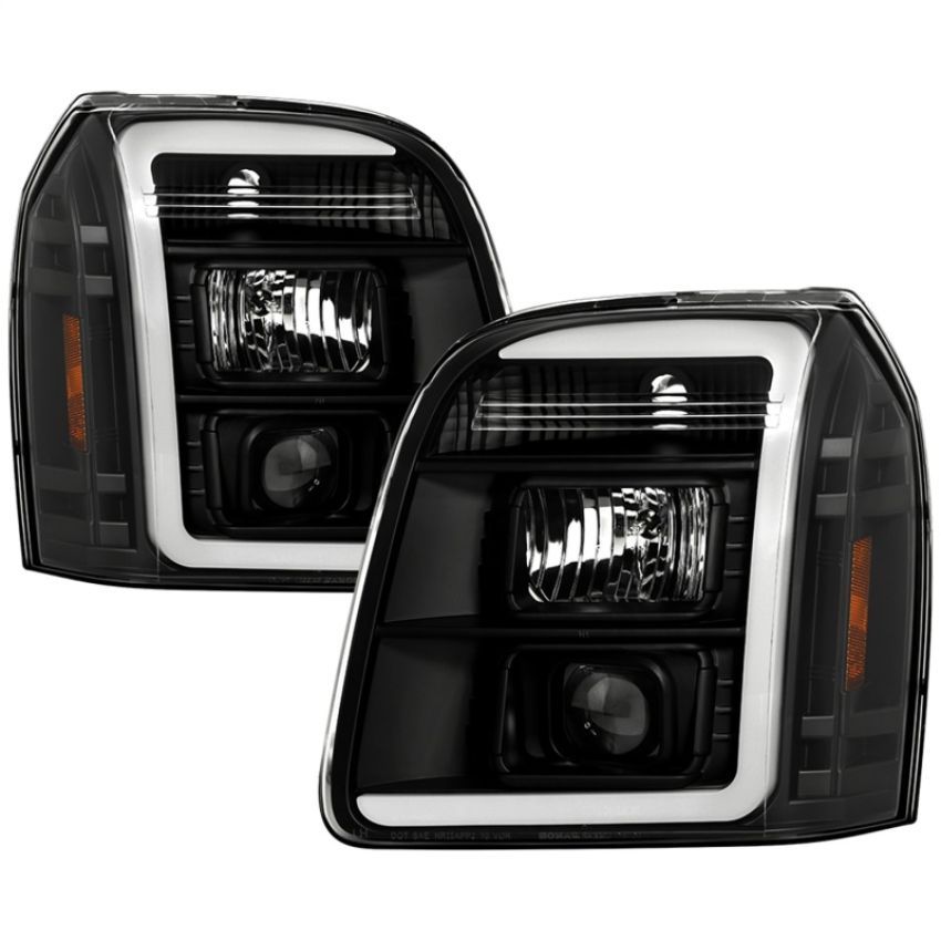 SPYDER 5088260 Projector Headlights - Version 2 - LED White Light Bar Parking Light - Black