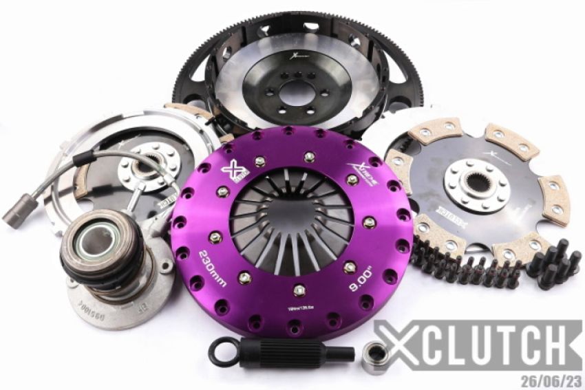 XCLUTCH XKCR23620-2E 97-04 Chevrolet Corvette Indy 500 Pace Car 5.7L 9in Twin Solid Ceramic Clutch Kit