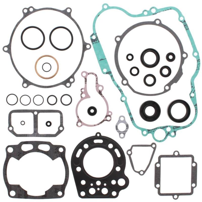 Vertex Pistons 811423 Vertex Gaskets 90-91 Kawasaki KX125 Complete Gasket Kit w/ Oil Seals