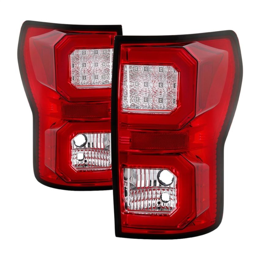 SPYDER 5085450 LED Tail Lights - Version 2 - Red Clear