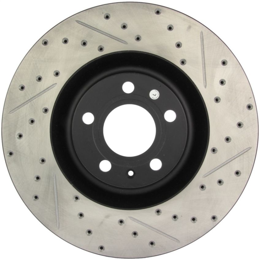 Stoptech 127.33087L Slotted & Drilled Sport Brake Rotor