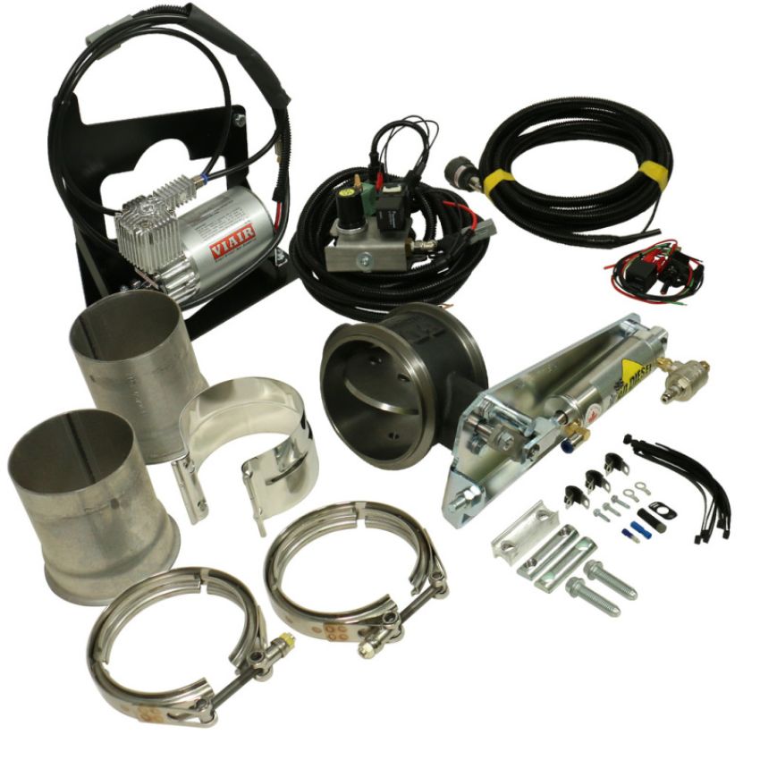 BD Diesel 1027330 Exhaust Brake - 2006-2007 Dodge Air/Remote 4in