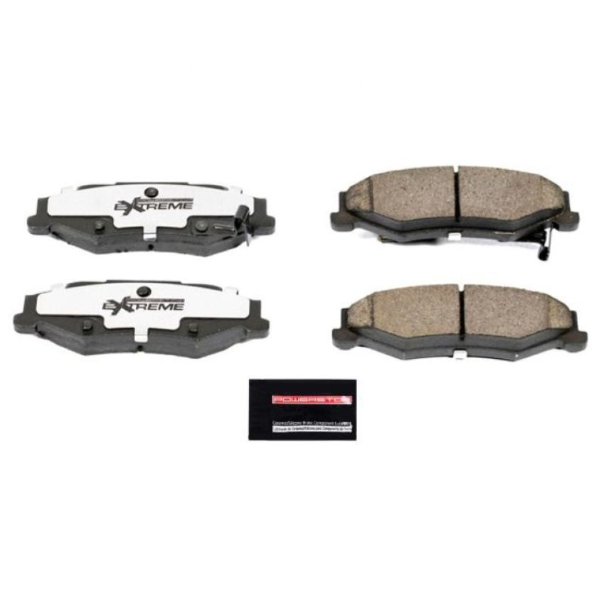 PowerStop Z26-732 PowerStop - Z26 Performance Carbon-Fiber Ceramic Brake Pads with Hardware Kit