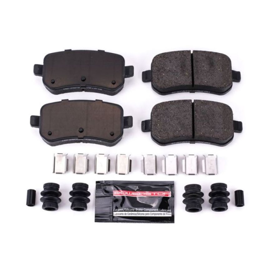 PowerStop Z23-1021 PowerStop - Z23 Daily Driver Carbon-Fiber Ceramic Brake Pads with Hardware Kit