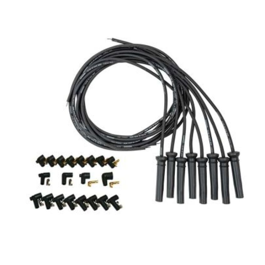 MOROSO MOR73839 Ultra 40 Plug Wire Set - Black Unsleeved
