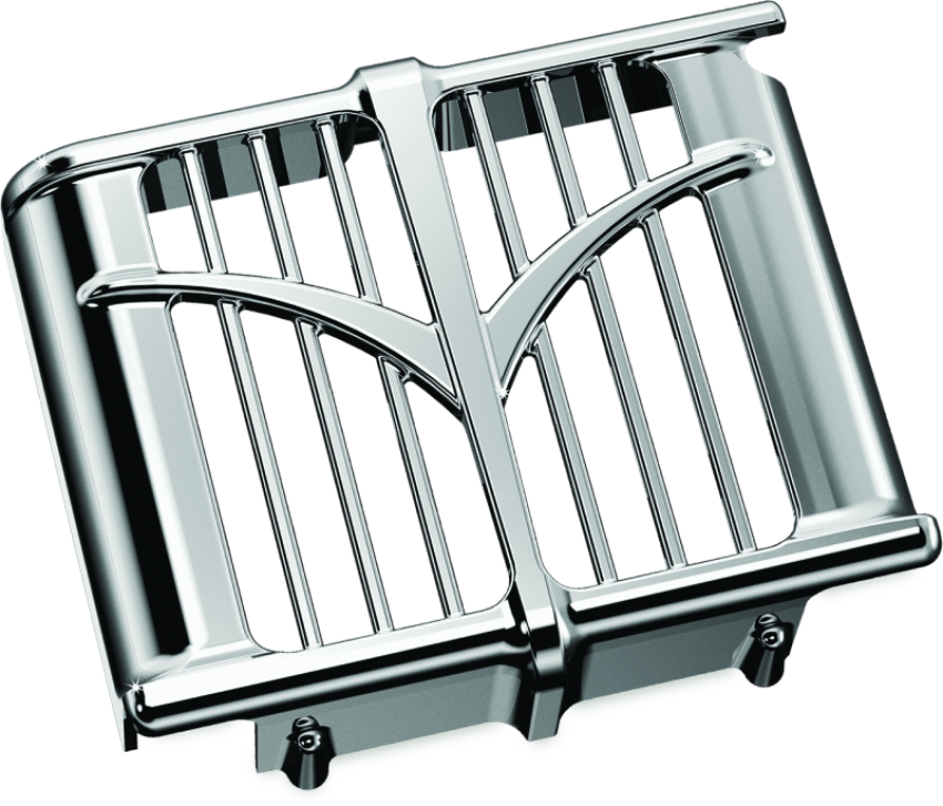 Kuryakyn 5640 Oil Cooler Cover 14-23 Indian Models Chrome