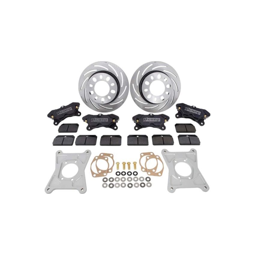 STRANGE STGB1714WC Rear Brake Kit Ford 8.8 Mustang w/Soft Pads