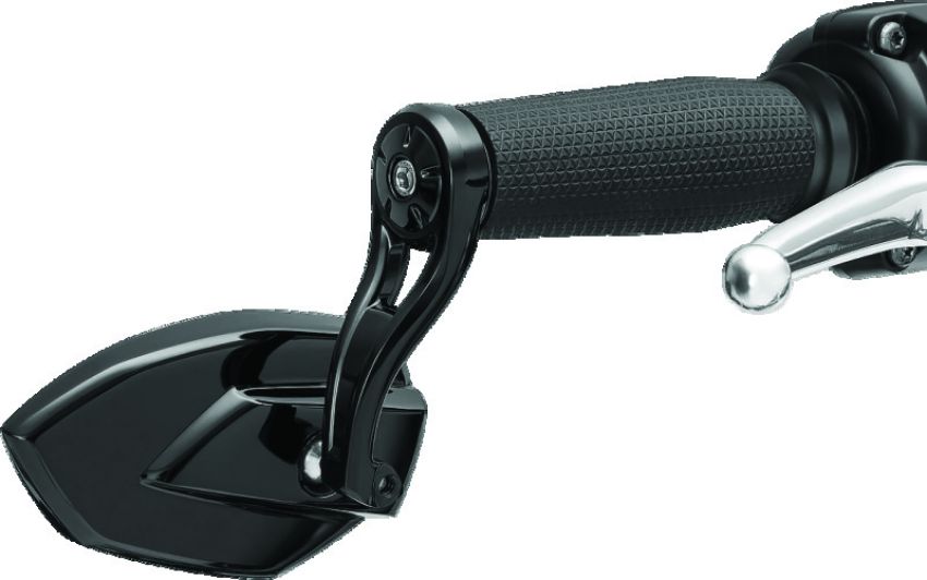 Kuryakyn 1959 Phantom Bar End Mirror Gloss Black