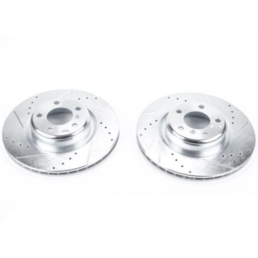 PowerStop EBR1404XPR PowerStop Evolution Performance Drilled, Slotted & Plated Brake Rotor Pair