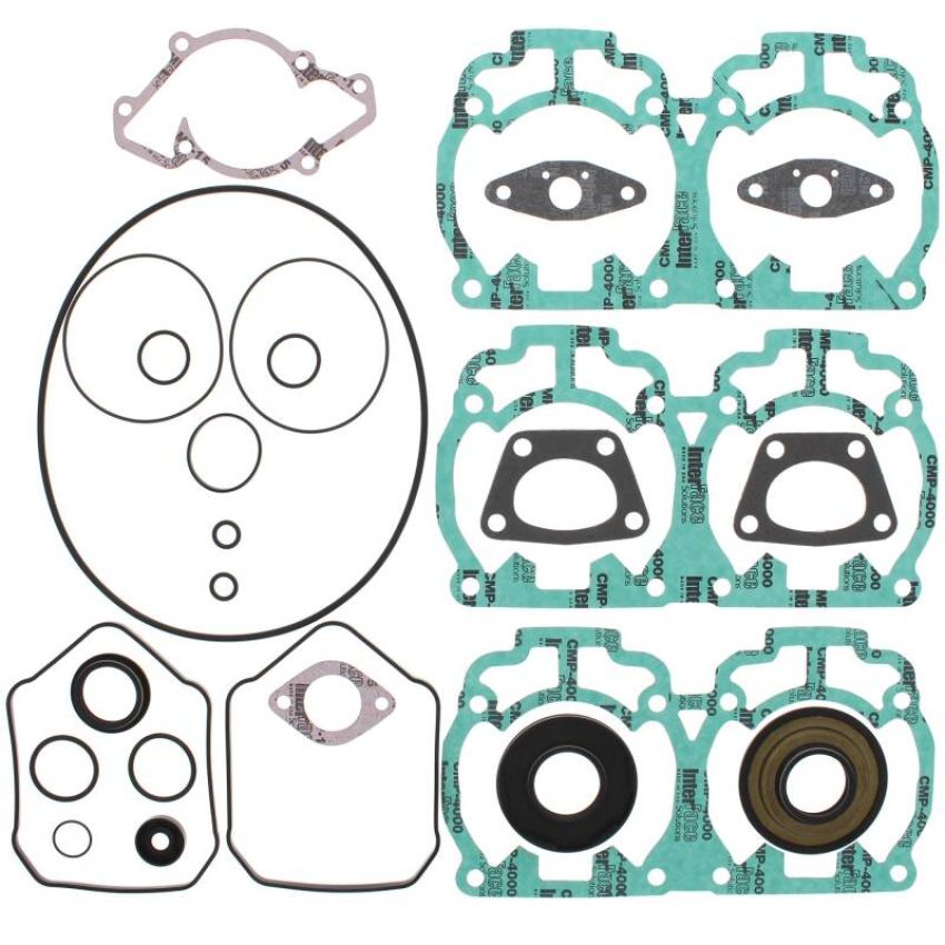 Vertex Pistons 711235 Vertex Gaskets 1999 Ski-Doo MX Z 600 Complete Gasket Kit w/ Oil Seals