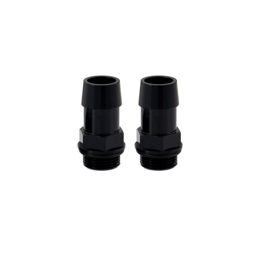 Mishimoto MMFT-M20-34BK 2pcs. M20x1.5 3/4in Aluminum Catch Can Fitting - Black
