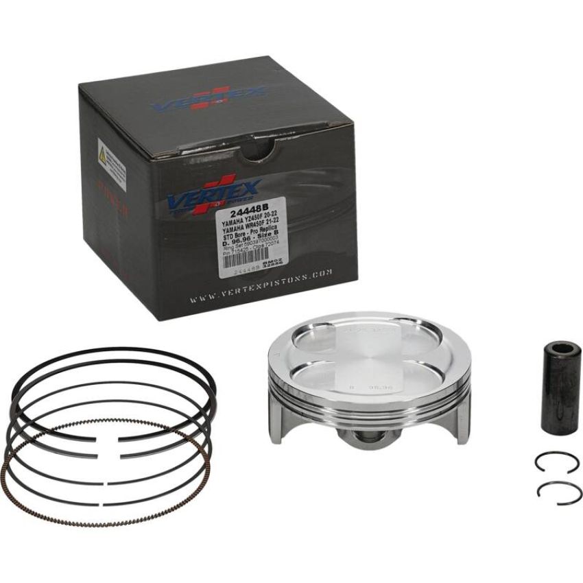 Vertex Pistons 24448B Vertex Piston 21-23 Yamaha WR 450 F 450cc Forged Replica Piston Kit