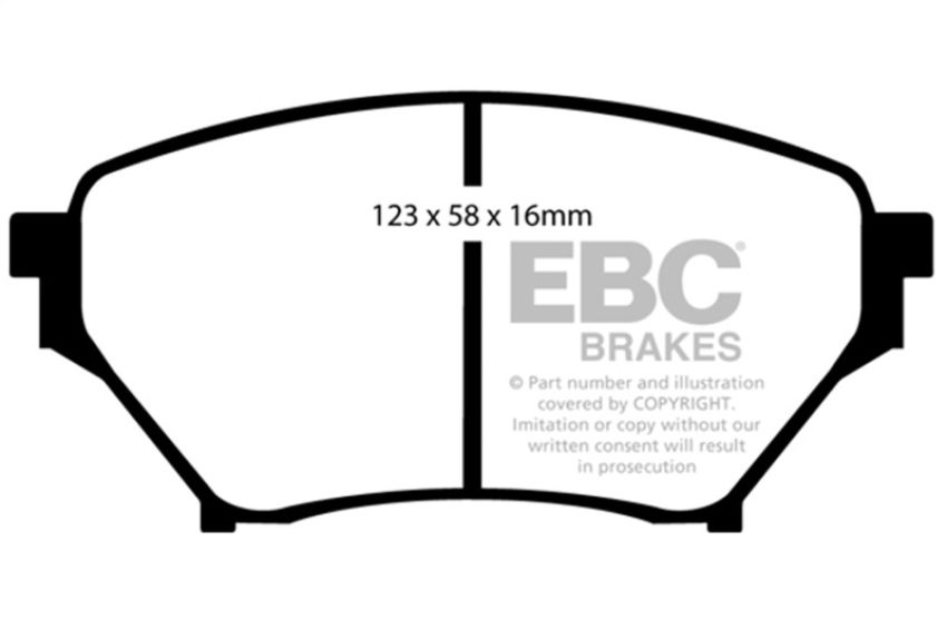 EBC Brakes DP31452C Redstuff Ceramic Low Dust Brake Pads