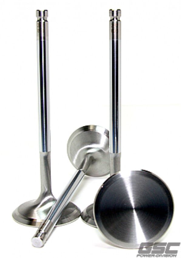 GSC Power Division 2261-8 GSC P-D 2022+ Subaru FA24F 29mm Head STD 96.5mm Long 23-8N Chrome Polished Exhaust Valve - Set of 8
