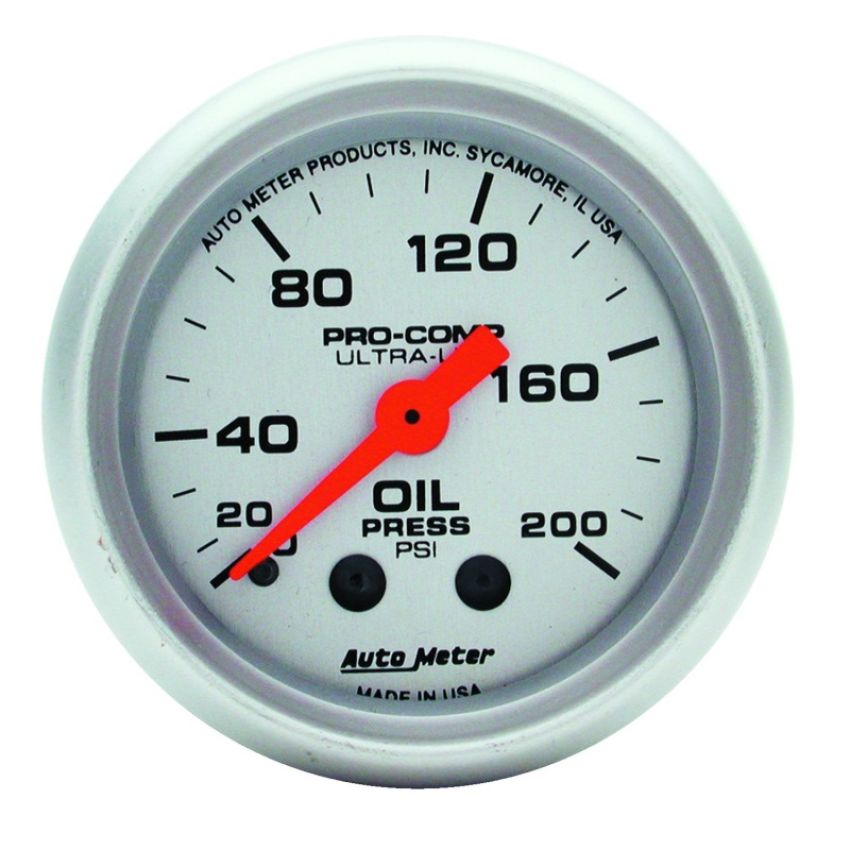AutoMeter 4322 GAUGE, OIL PRESSURE, 2 1/16