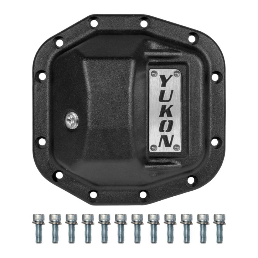 Yukon Gear & Axle YHCC-D30JL Yukon Hardcore Nodular Iron Cover for 2018 Jeep Wrangler JL Front Dana 30