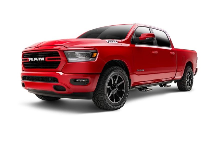N-Fab D194RKRCCS4 RKR Step System 2019 Dodge Ram 1500 Crew Cab All Beds - Tex. Black - Cab Length - 1.75in